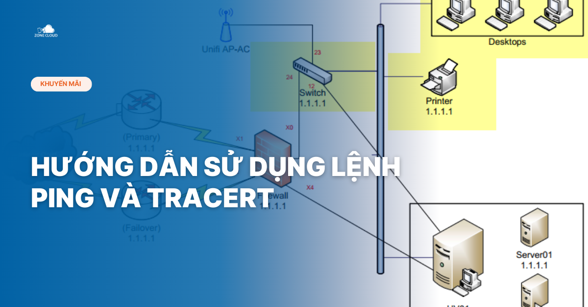 Hướng dẫn sử dụng lệnh Ping và Tracert