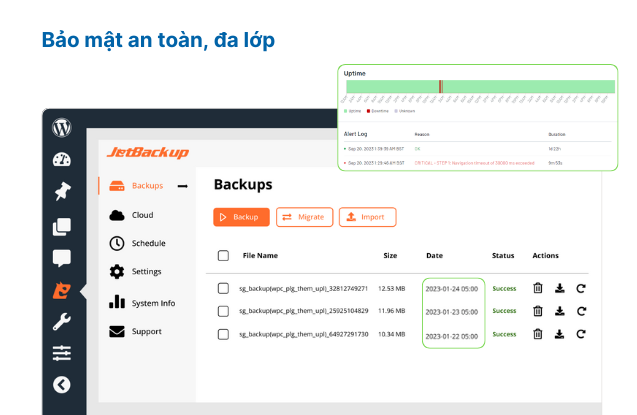 Web Hosting 4 Bảo mật đa lớp, an toàn