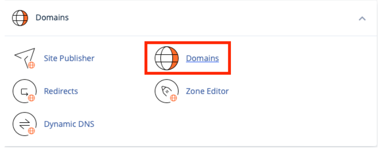 Domain của cPanel