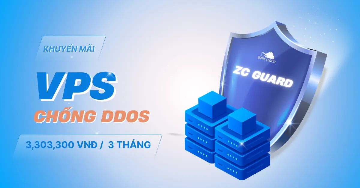 Khuyến mãi đặc biệt dịch vụ VPS chống DDoS - Bảo vệ toàn diện, vận hành ổn định 1 Banner khuyến mãi vps chống ddos tháng 6