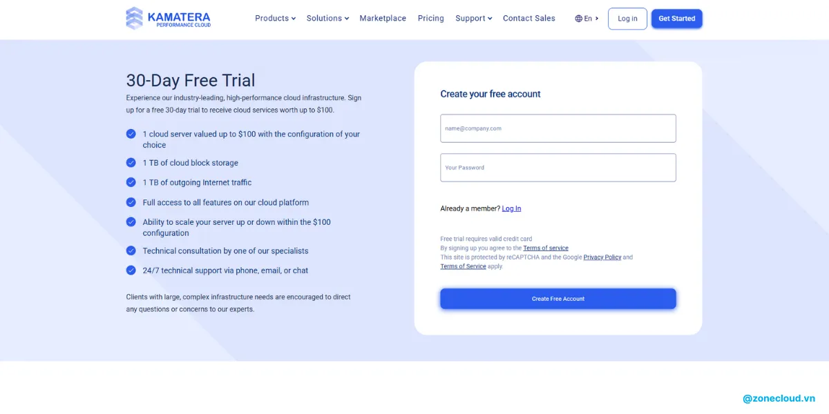 Trải nghiệm dịch vụ VPS Free với danh sách các nhà cung cấp dưới đây 7 VPS Free của Kametera