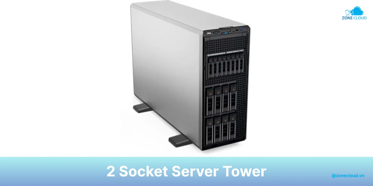 Tower Server là gì? Ưu và nhược điểm của máy chủ tháp 3 Server tháp 2 cổng
