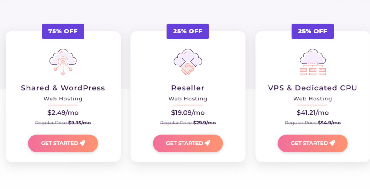 Bảng giá và các gói dịch vụ Hosting Armada mới nhất