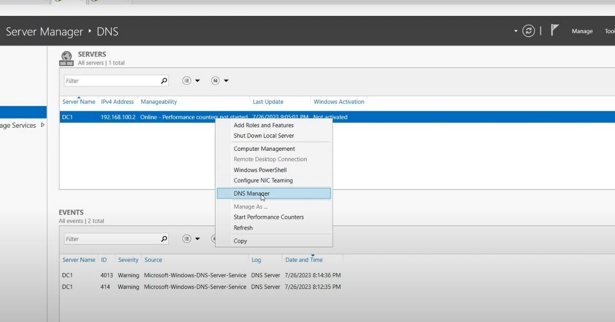 Cách cài đặt và cấu hình DNS Server trên Window Server chi tiết 1 Bước 1_ Giới thiệu và Nhận diện vấn đề ban đầu về phân giải DNS