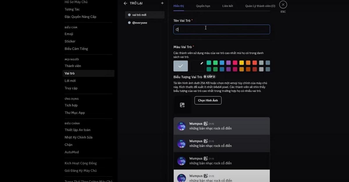 Hướng Dẫn Chi Tiết Tạo Server Discord Chuyên Nghiệp Năm 2025 2 Bước 2_ Cài Đặt Vai Trò (Roles) – Nền Tảng Quản Lý Thành Viên