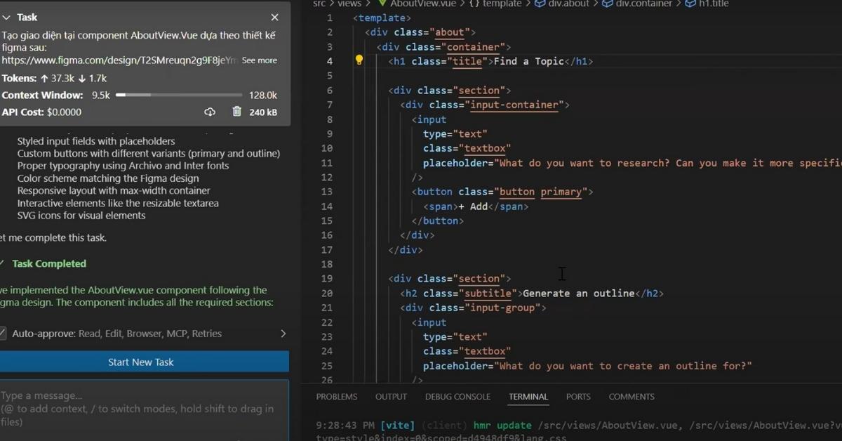 Hướng Dẫn Dùng MCP Server Để Tự Động Sinh Code Frontend Từ Thiết Kế Figma với 2 giai đoạn 2 Bước 2_ Chuẩn bị Môi trường lập trình