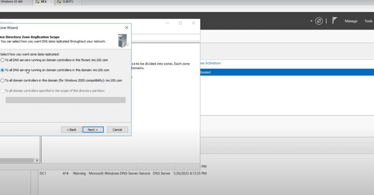 Cách cài đặt và cấu hình DNS Server trên Window Server chi tiết 2 Bước 2_ Truy cập Công cụ quản lý DNS (DNS Management Console)