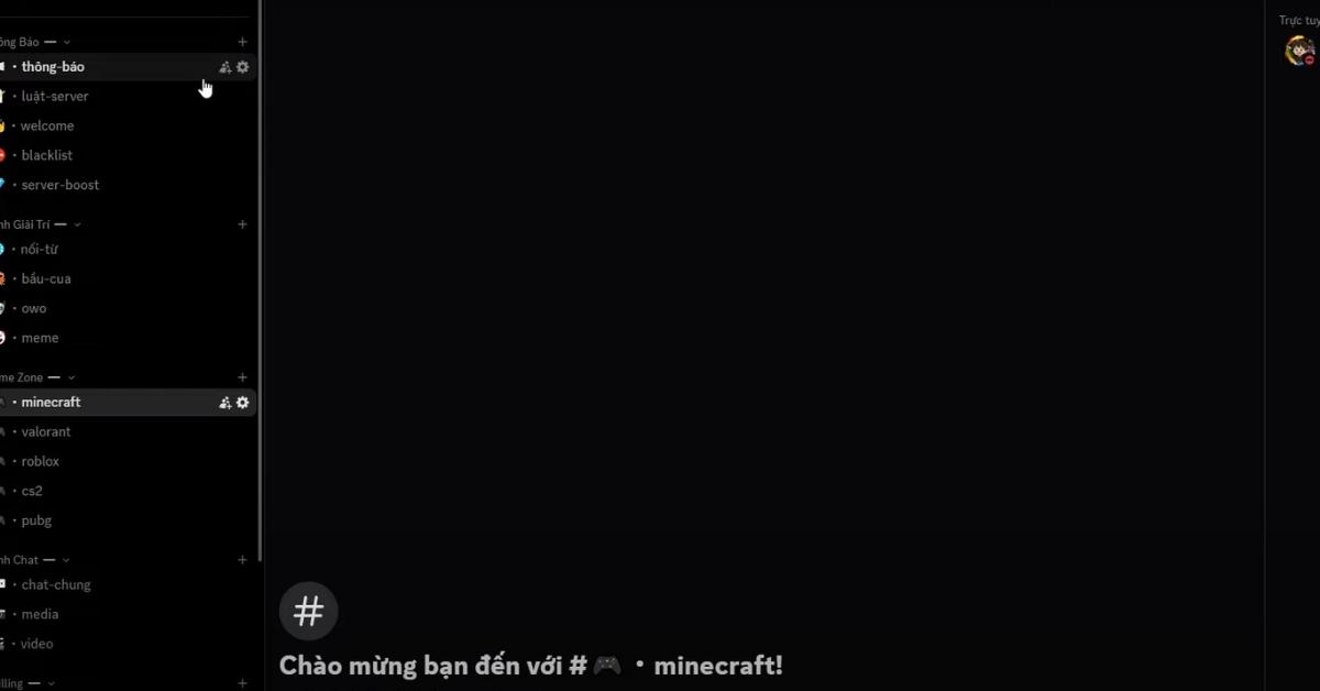 Hướng Dẫn Chi Tiết Tạo Server Discord Chuyên Nghiệp Năm 2025 3 Bước 3: Cài Đặt Kênh Chat (Channels) – Sắp Xếp Không Gian Server