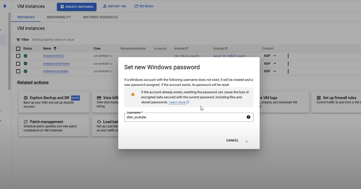 Cách tạo VPS miễn phí 3 tháng trên Google Cloud trong 3 giai đoạn 3 Chương 3_ Kết nối và điều khiển VPS