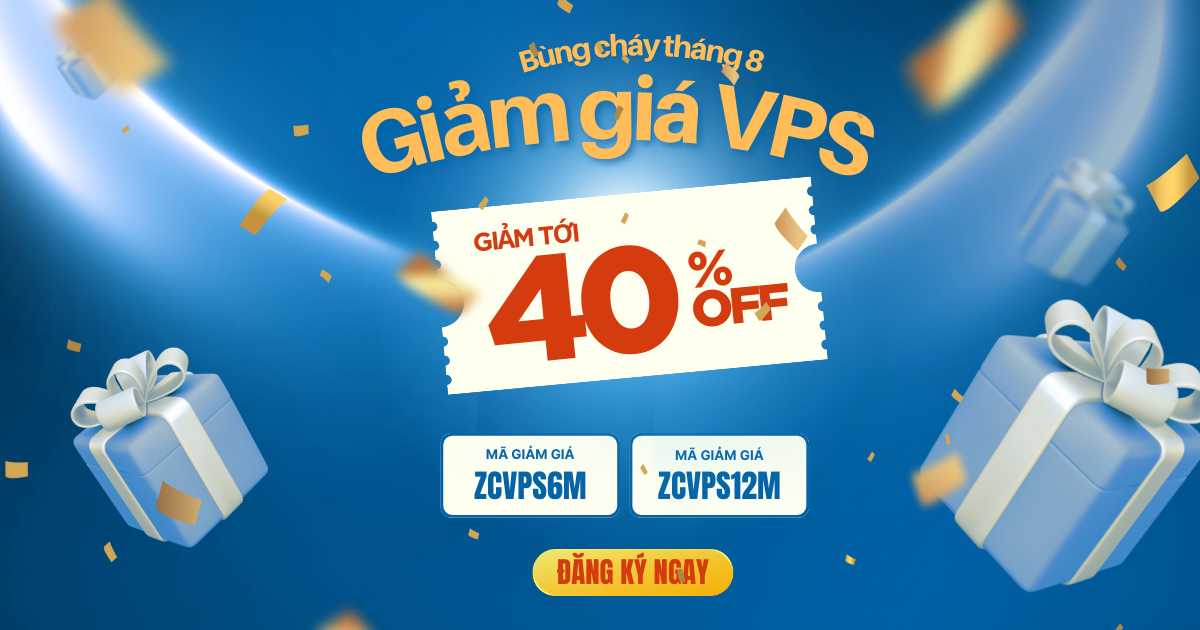 giảm giá vps tới 40% tại ZoneCloud