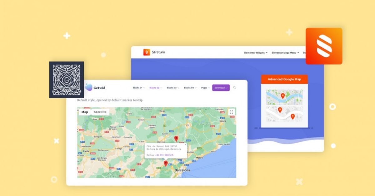 Chèn google maps bằng api