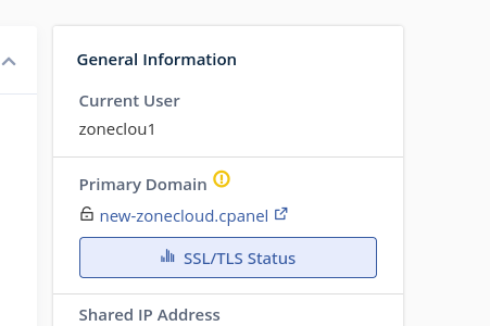 Hướng dẫn đổi domain chính và reset mặc định hosting 4 Chờ portal thực hiện thay đổi, sau đó đăng nhập lại vào hosting để kiểm tra.