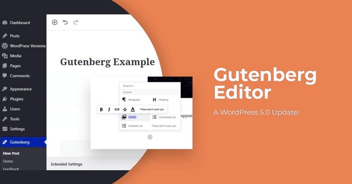 Gutenberg là gì? Ưu, nhược điểm và tác động của Gutenberg đến hiệu suất website 1 Gutenberg là trình soạn thảo mặc định của WordPress, chính thức ra mắt cùng phiên bản 5.0 vào tháng 12 năm 2018