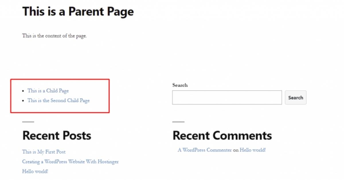 Hãy tưởng tượng Parent Page (Trang Cha) giống như một mục lục chính hoặc một thư mục lớn trong cấu trúc website của bạn. Nó là một trang tĩnh, đóng vai trò là trang cấp cao nhất, nơi bạn