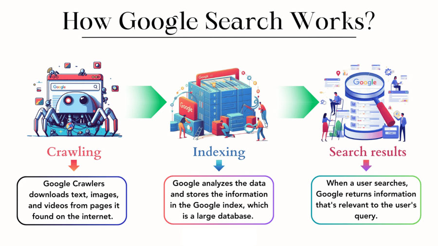 Hướng dẫn SEO Website: Cách Google xếp hạng & Quy trình SEO Website hiệu quả 1 Cách Google hoạt động và xếp hạng website