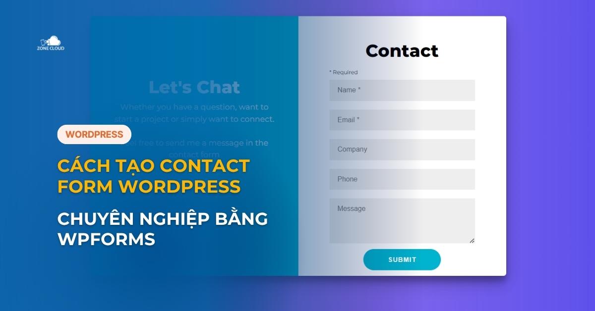 Cách tạo Contact Form WordPress