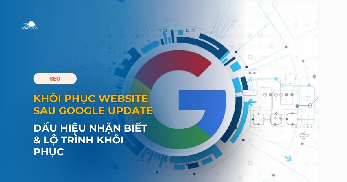 Khôi phục website sau Google Update
