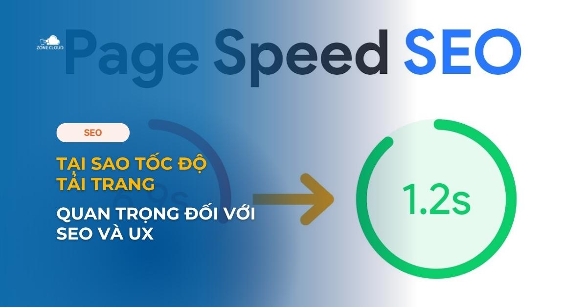 Tại sao tốc độ tải trang quan trọng đối với seo và ux