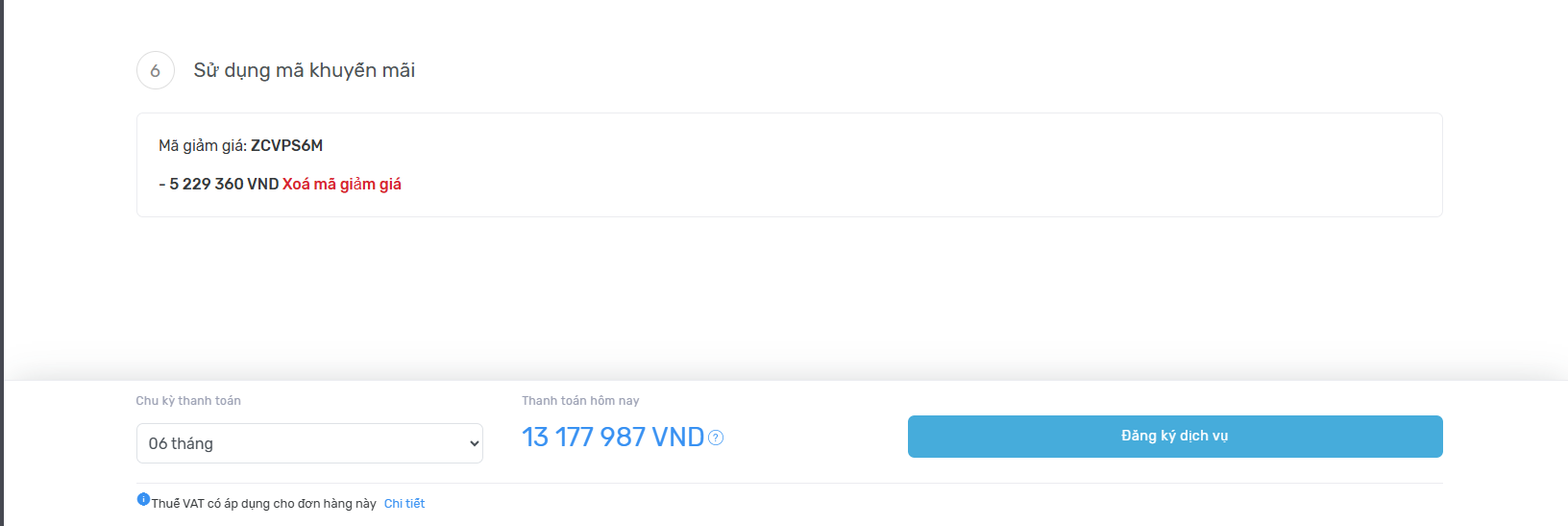 Khuyến mãi tháng 10: VPS ZoneCloud ưu đãi tới 40% - Giải pháp tối ưu cho doanh nghiệp 4 buoc 3 nhap ma giam gia