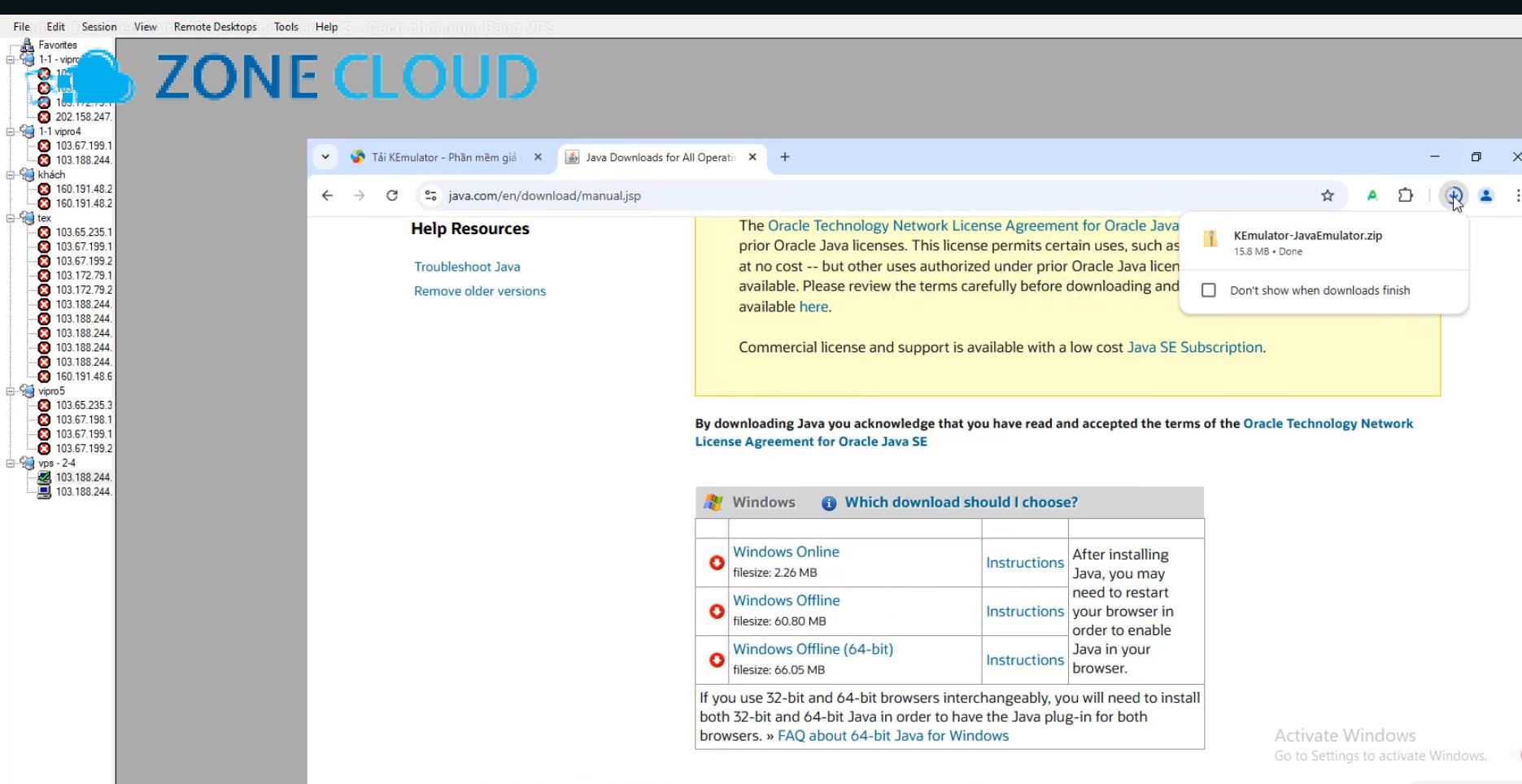 4 bước treo game trên VPS đúng cách