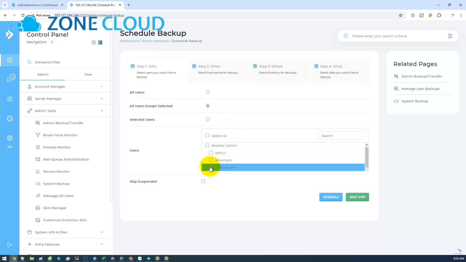 6 bước chi tiết để Backup dữ liệu VPS tự động và thủ công đúng cách