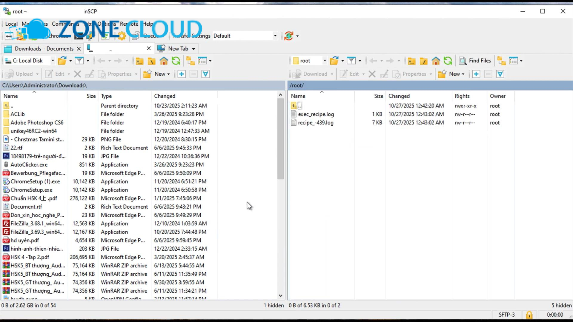 Bước 4: Thao tác quản lý file và thư mục cơ bản trên VPS Linux