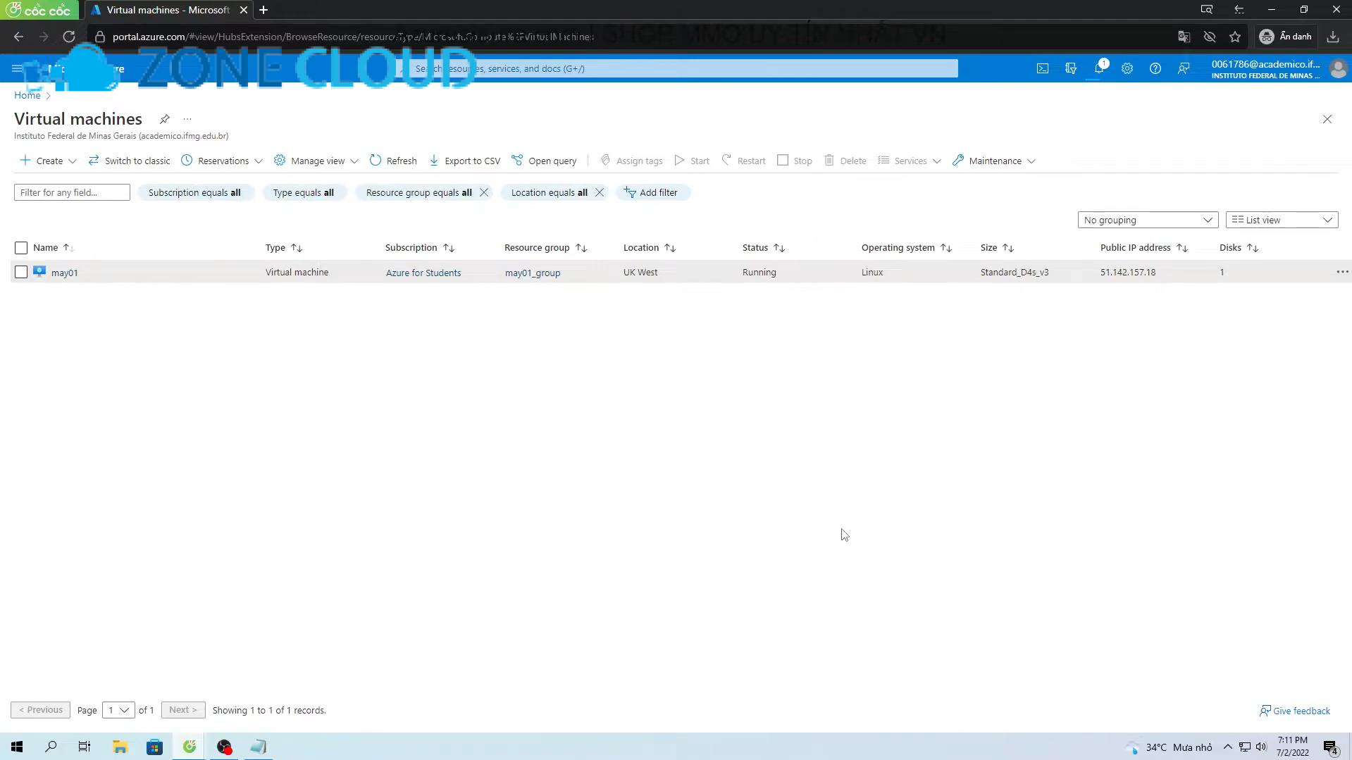 Hướng dẫn tạo VPS trên Azure trong 7 bước chi tiết nhất 2026 1 Tóm tắt nhanh quy trình tạo VPS trên Azure