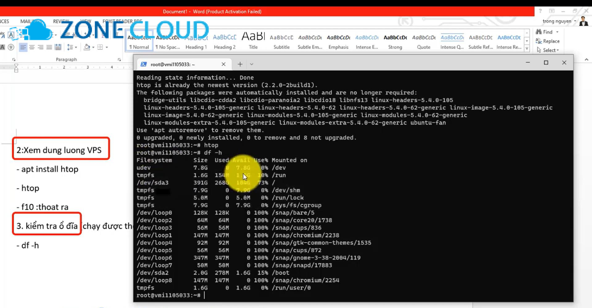 Cách tạo Bot kiểm tra dung lượng VPS tự động trong 6 bước 7 Vấn đề thường gặp khi Tạo Bot Kiểm Tra Dung Lượng VPS Tự Động và cách xử lý