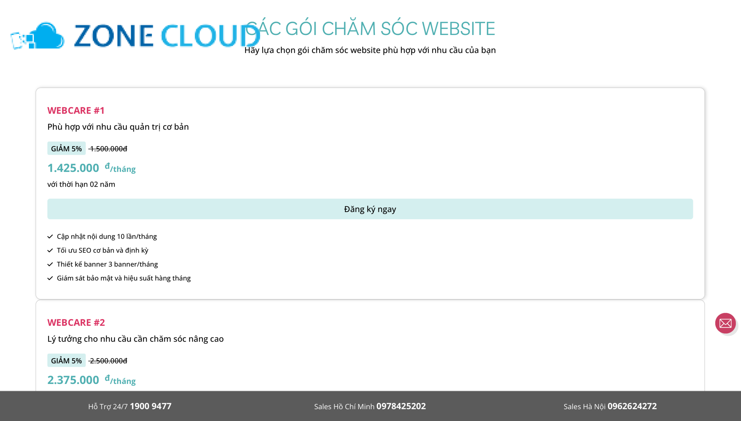 Báo giá dịch vụ chăm sóc website tại PA Vietnam
