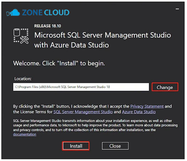 ZoneCloud 49 Hướng dẫn download và cài đặt SQL Server Management Studio
