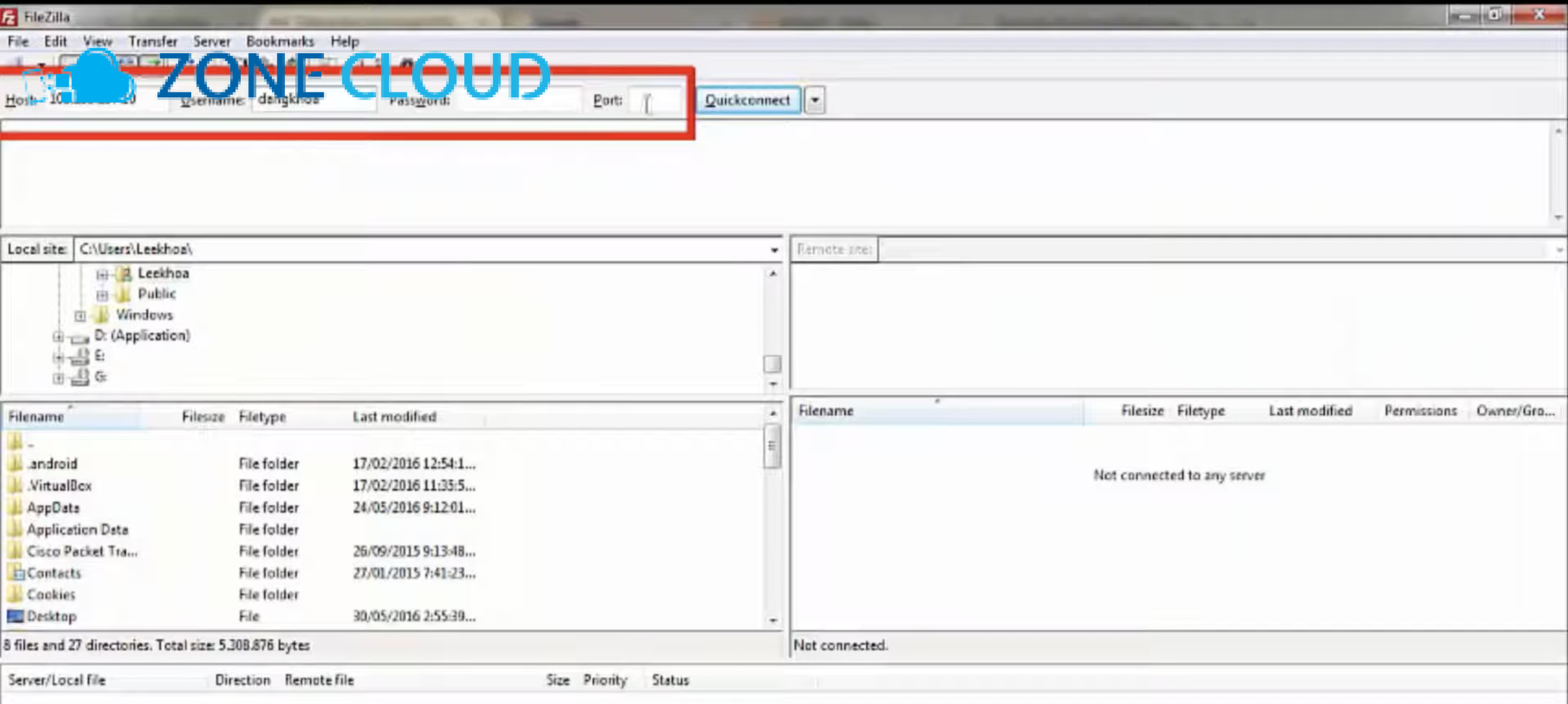 Tài khoản FTP là gì? Hướng dẫn toàn diện cho người dùng VPS 4 Hướng dẫn kết nối và quản lý file bằng FileZilla Client