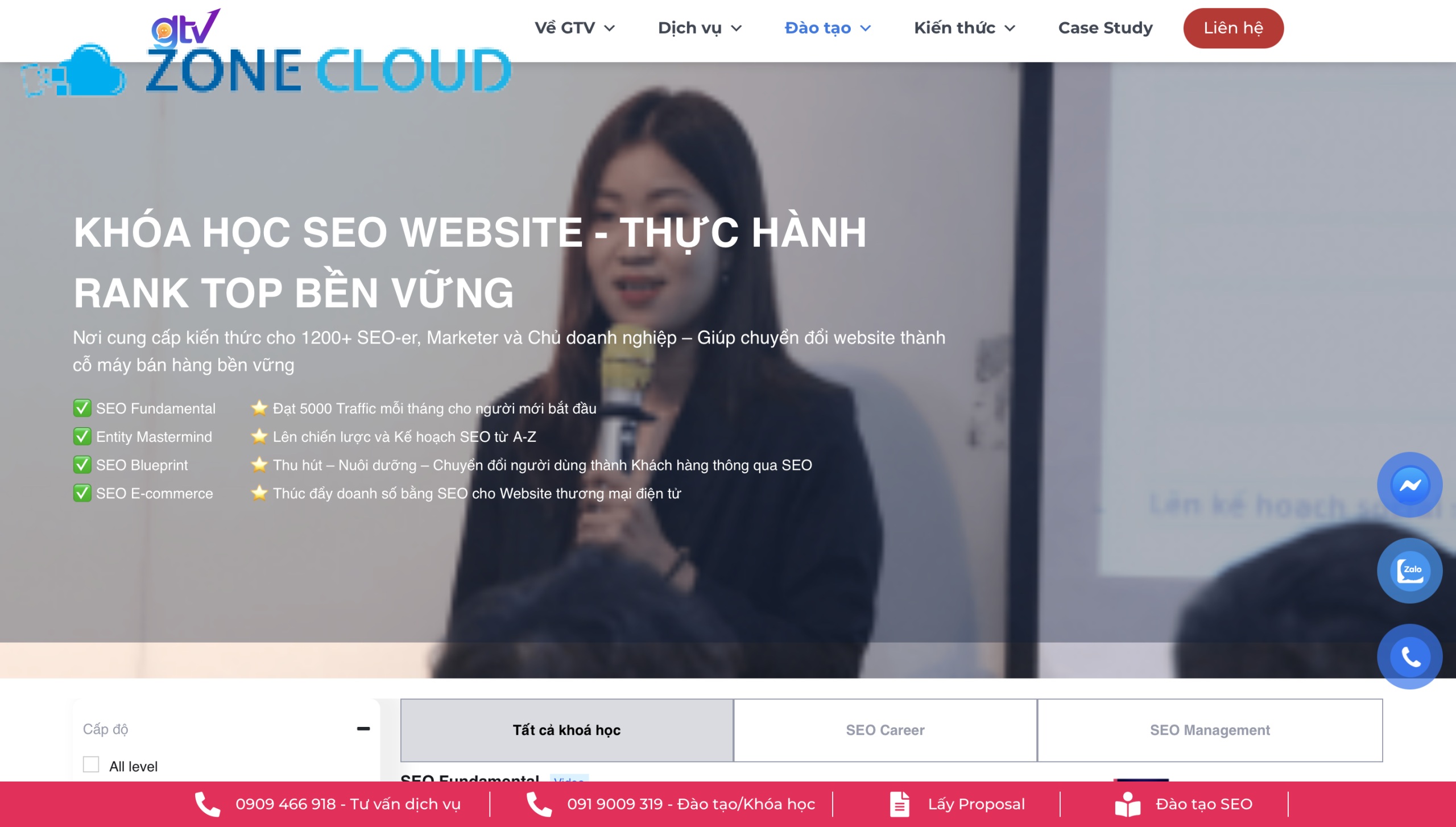 Khóa học SEO Blueprint tại GTV SEO