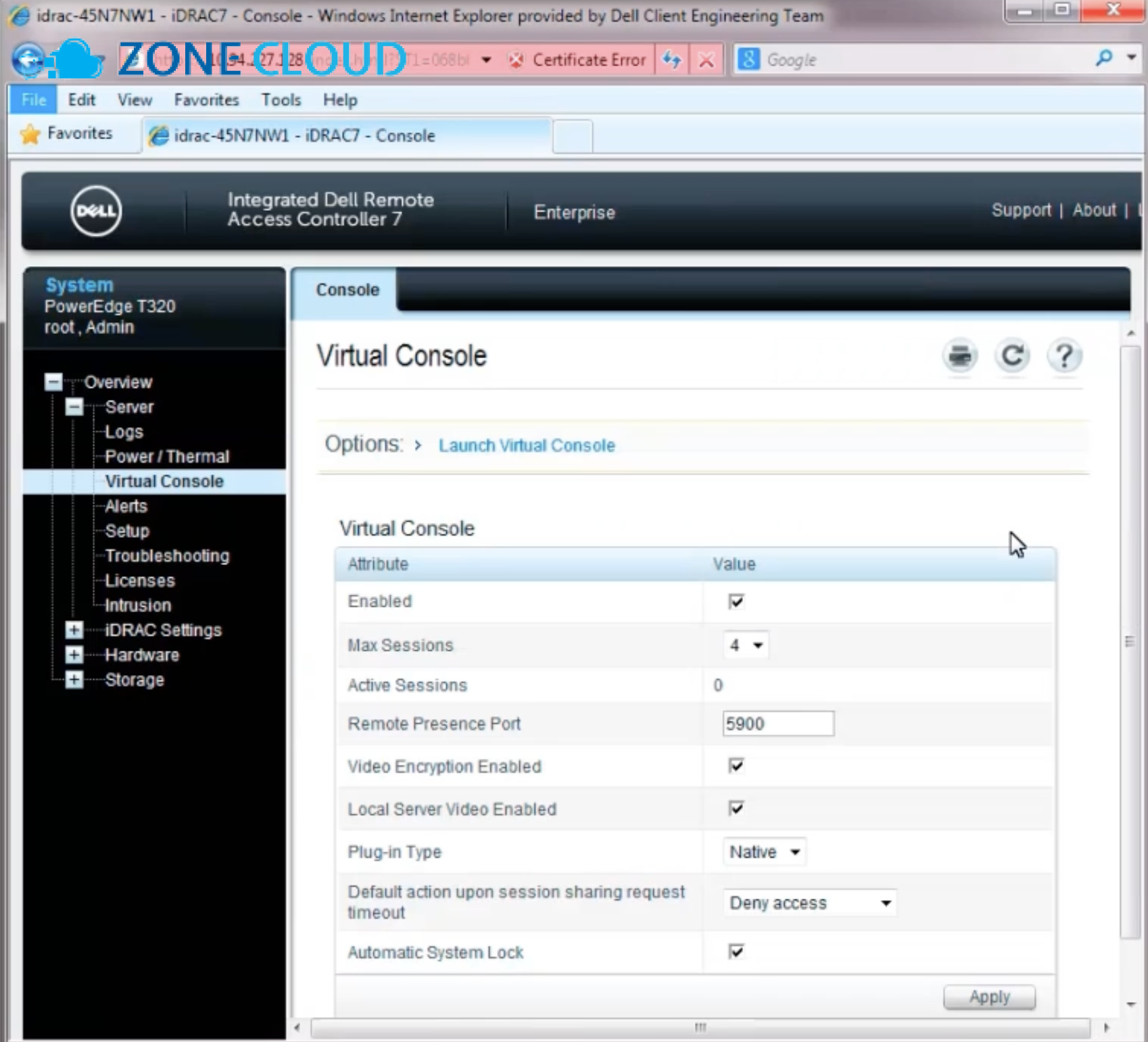 Khôi phục qua Lifecycle Controller