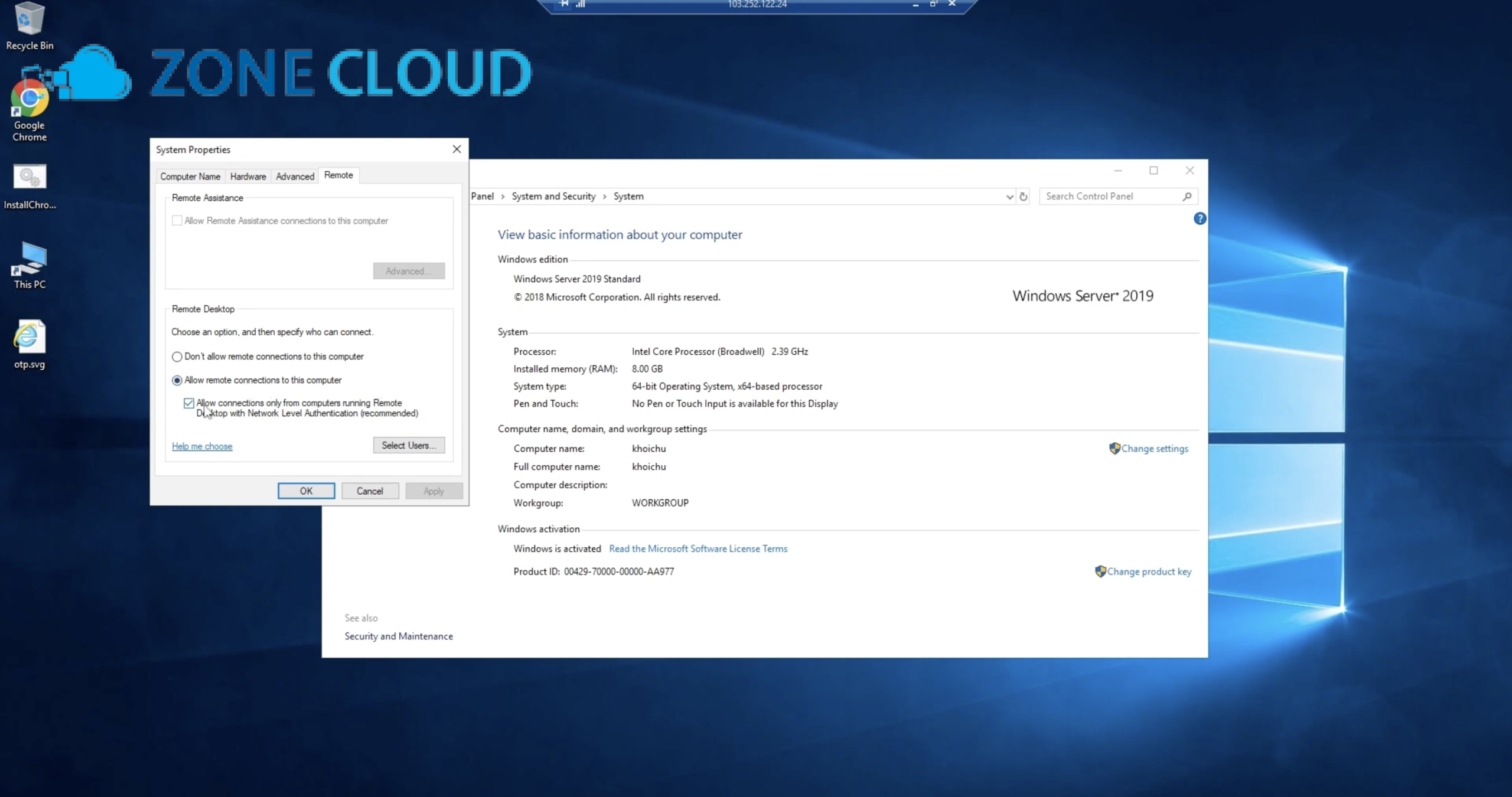 Hướng dẫn các cách biến máy tính của bạn thành VPS Server 3 Không truy cập được VPS từ bên ngoài