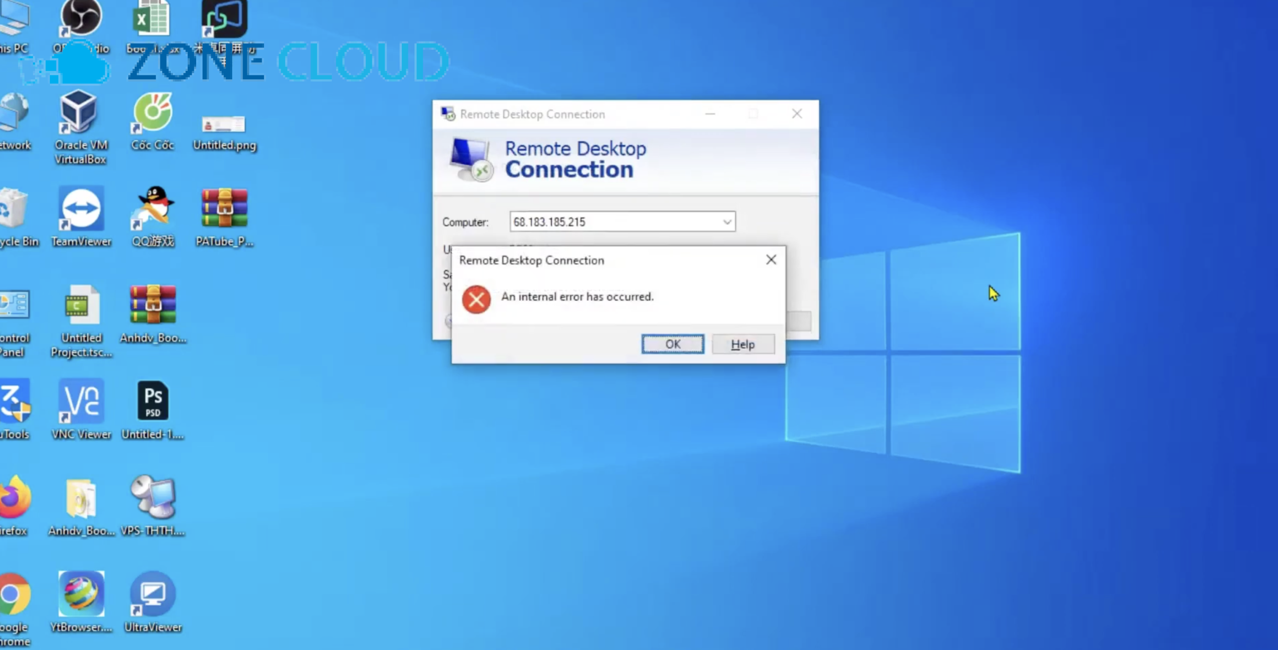Hướng dẫn khắc phục lỗi An Internal Error Has Occurred VPS 1 Lỗi An Internal Error Has Occurred VPS
