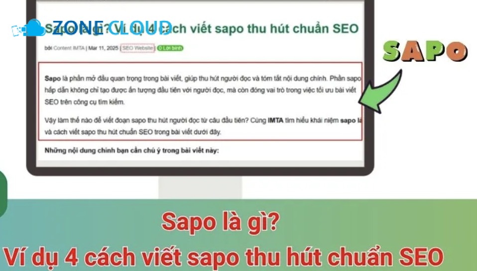 Sapo cho bài viết phân tích chuyên sâu