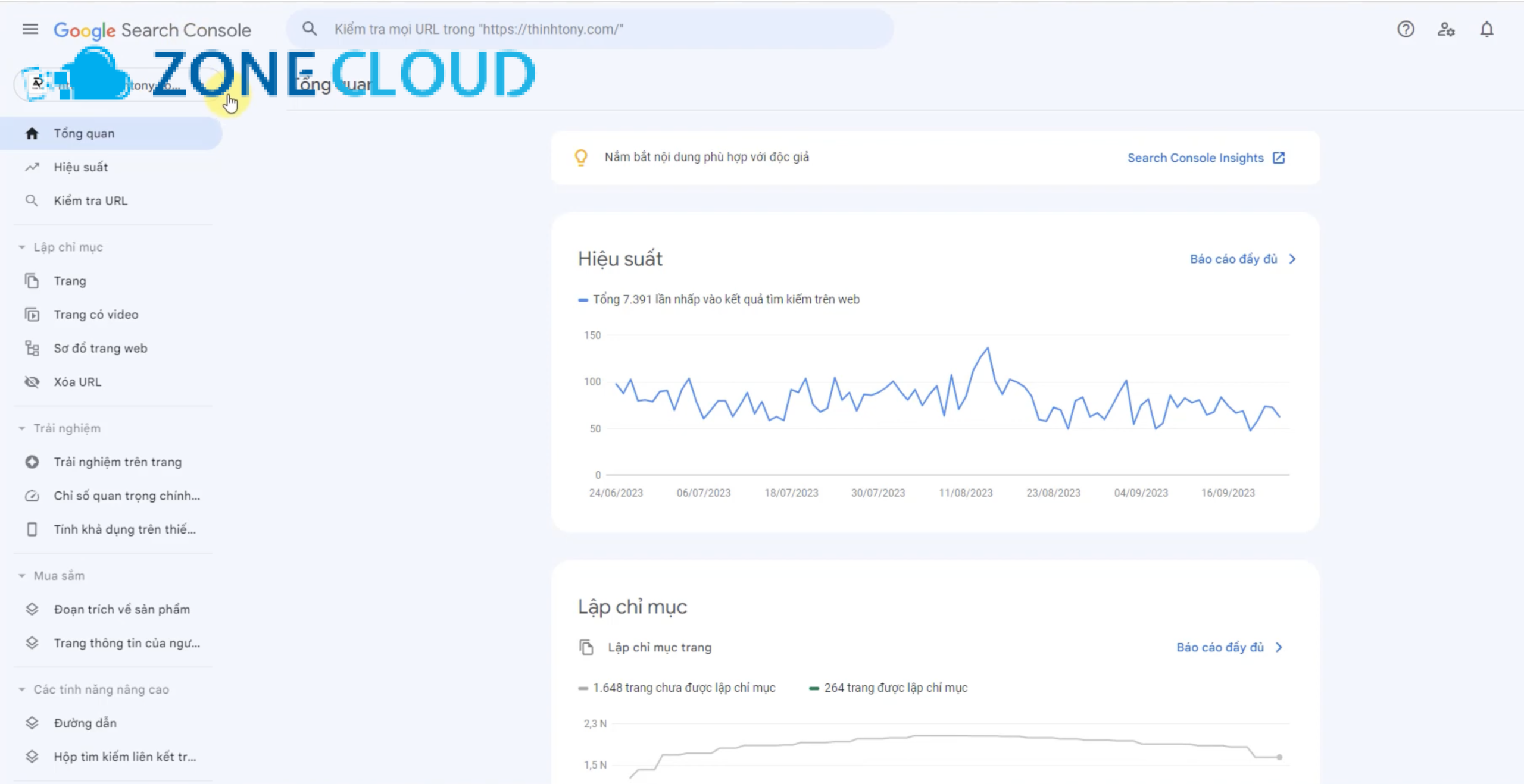 Index là gì? Hướng dẫn để website của bạn hiển thị ở Google 2 Sử dụng Google Search Console
