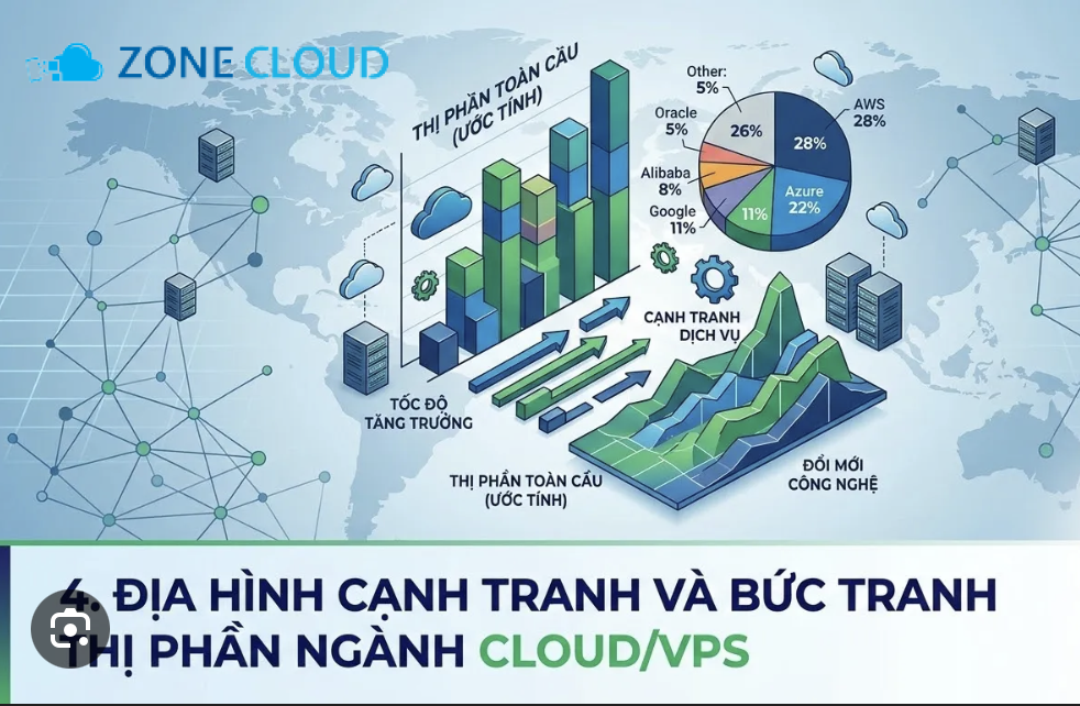 VDS Server là gì? Định nghĩa, ưu & nhược điểm của VPS Server 4 Tăng trưởng ngành dịch vụ VPS/VDS tại Việt Nam và thế giới