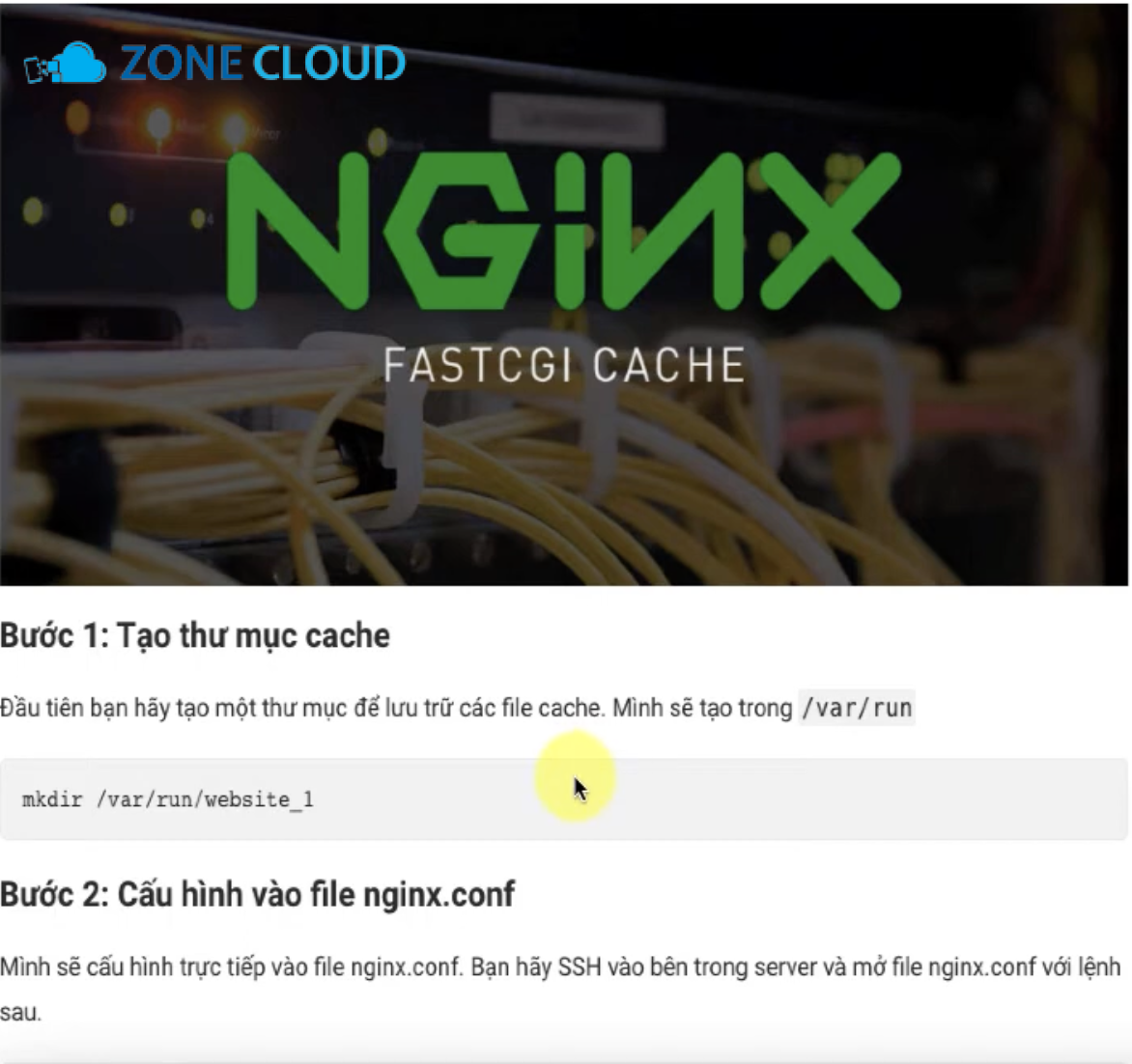 Hướng dẫn cấu hình NGINX cache & tăng tốc Website cho Server 1 Tổng quan về NGINX Cache và lợi ích tăng tốc website