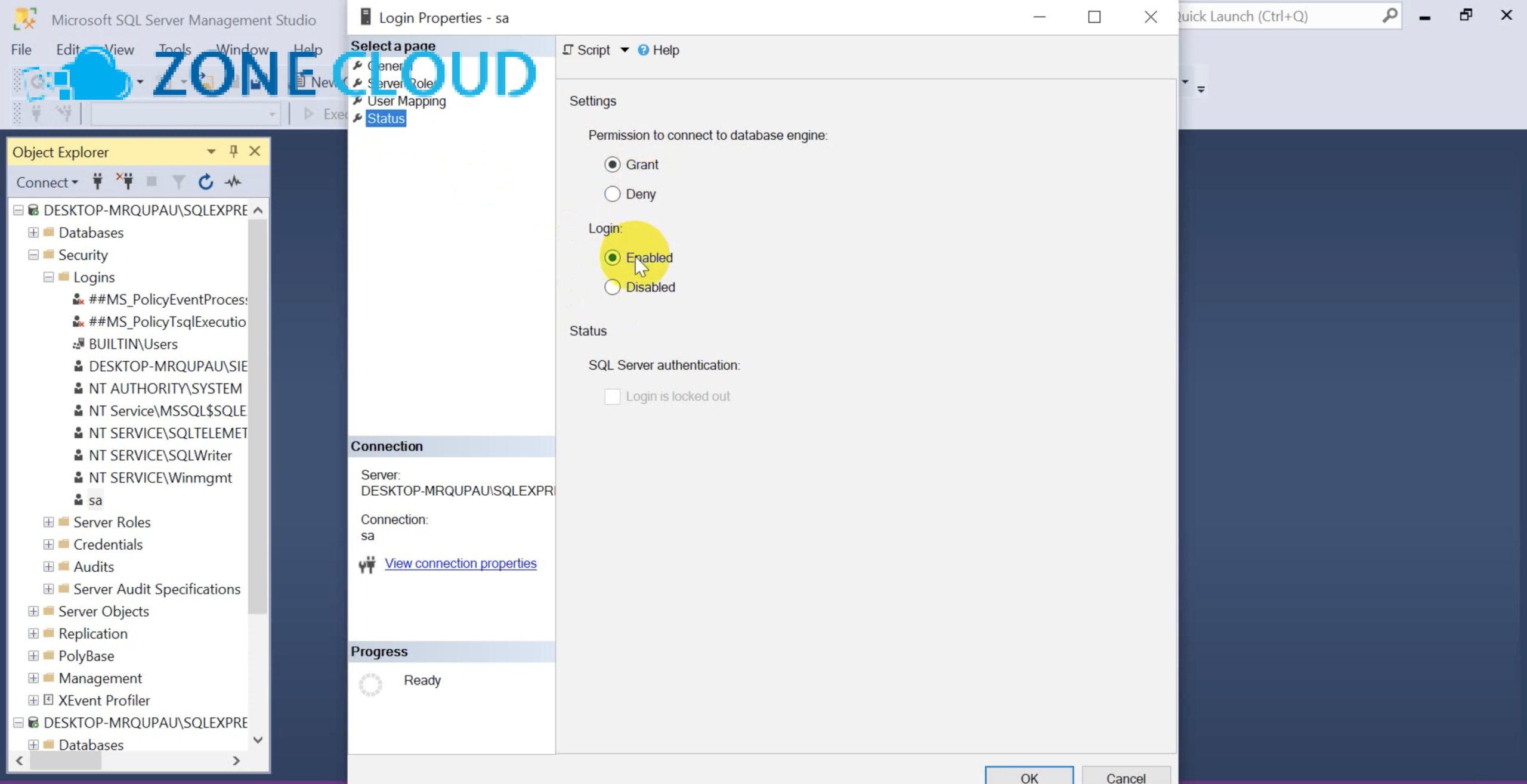 Tổng quan về việc reset mật khẩu SQL Server