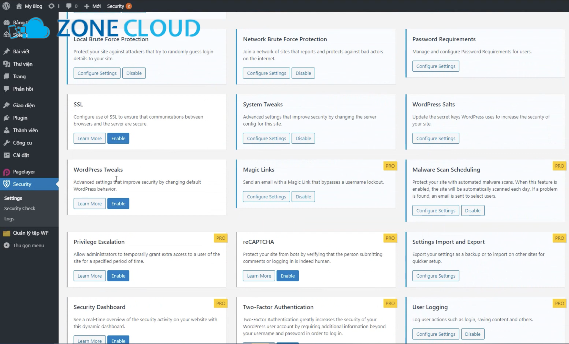 Vô hiệu hóa Plugin/Theme lỗi