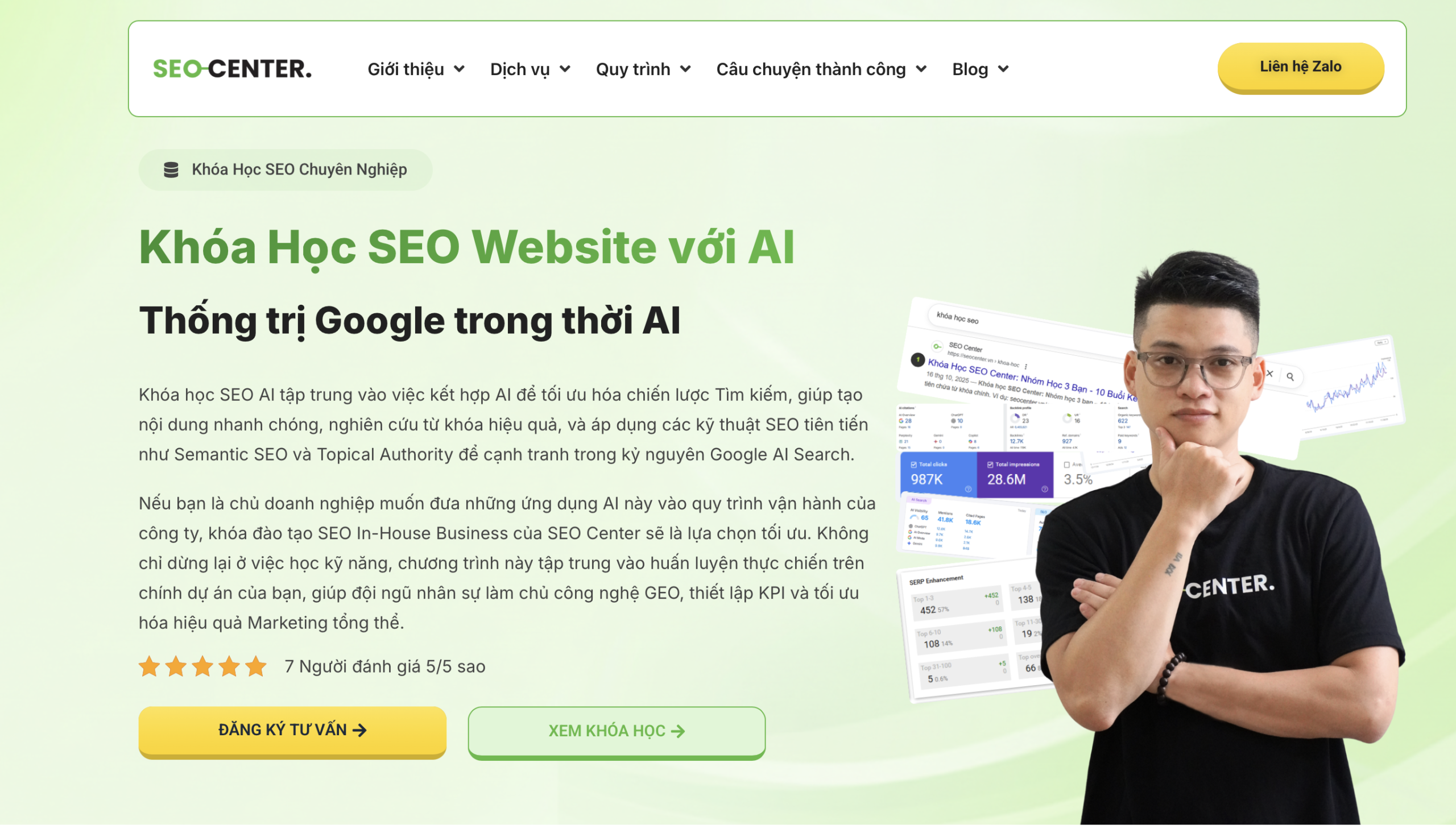 Nguyễn Thanh Trường là ai? Tiểu sử của Founder SEO Center 4 Khóa Học SEO Website với AI