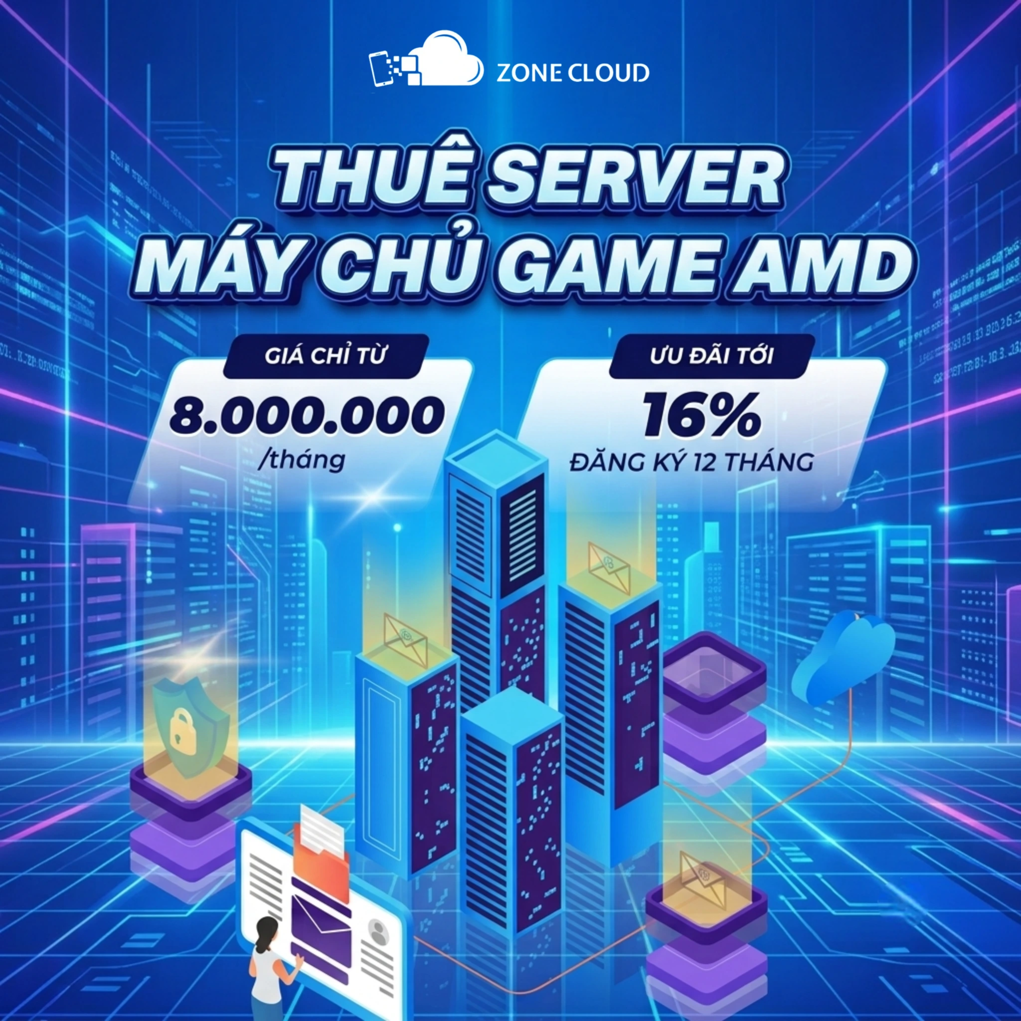 Server AMD 1 Thuê server game AMD giá rẻ từ 8 triệu