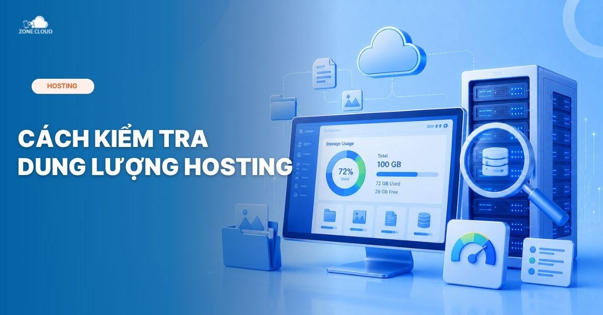 Cách kiểm tra dung lượng hosting