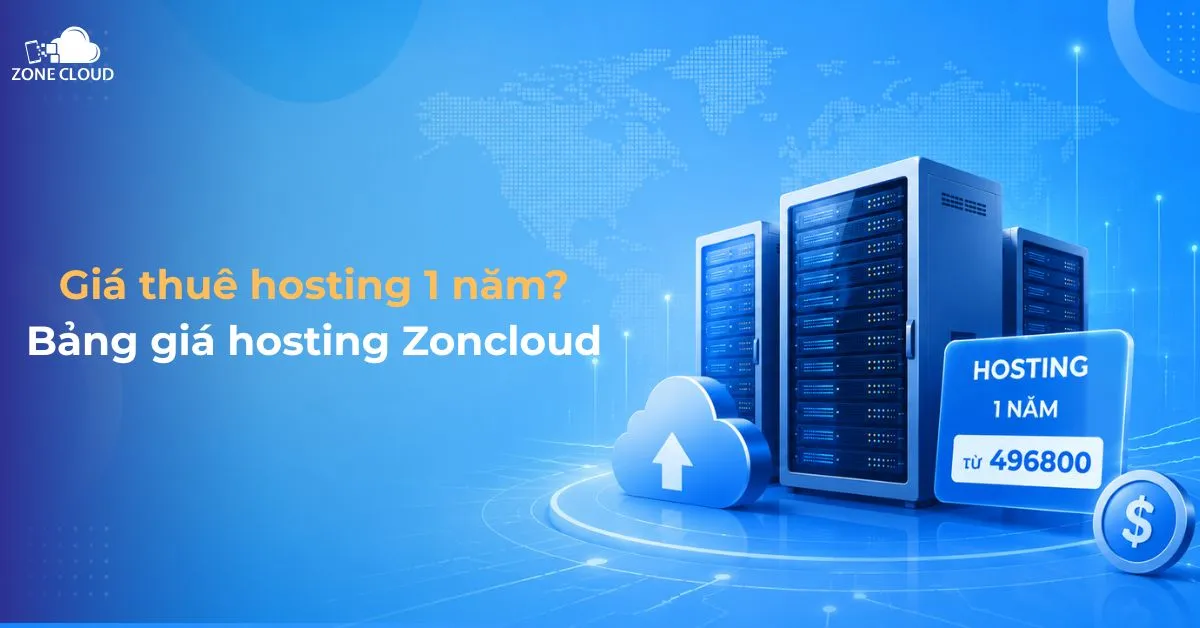 Gia thue hosting 1 nam zonecloud