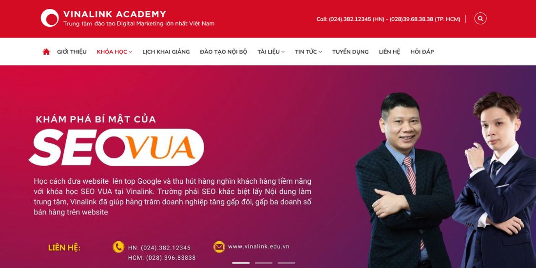 Khóa học SEO online VinaLink