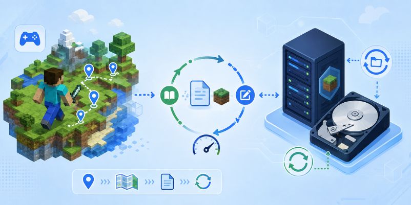Hosting Minecraft Server là gì và hướng dẫn chọn VPS mượt không lag 2 Ổ cứng lưu trữ 100% SSD NVMe Enterprise