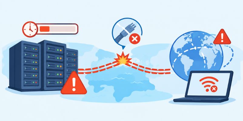 Khi nào cần đổi hosting và hướng dẫn chuyển máy chủ không gián đoạn 3 Tỷ lệ máy chủ hoạt động Uptime kém và hay bị ảnh hưởng bởi đứt cáp quang biển