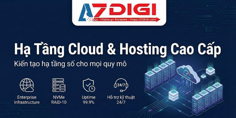Top 5 nhà cung cấp dịch vụ hosting uy tín và tốc độ cao hàng đầu 2 nhà cung cấp dịch vụ hosting AZDIGI