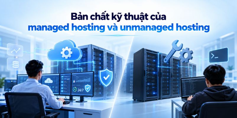 Managed hosting vs unmanaged hosting: Bản phân tích kỹ thuật và tiêu chí lựa chọn tối ưu 2 Tính kỹ thuật giữa managed hosting và unmanaged hosting